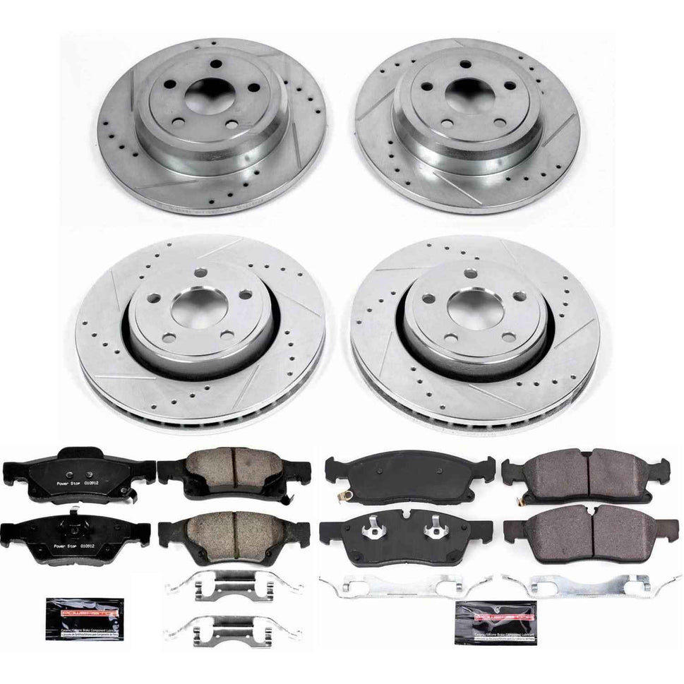 PowerStop Z23 Evolution Sport Brake Upgrade Kits for 2017-2020 GRAND CHEROKEE - K7413