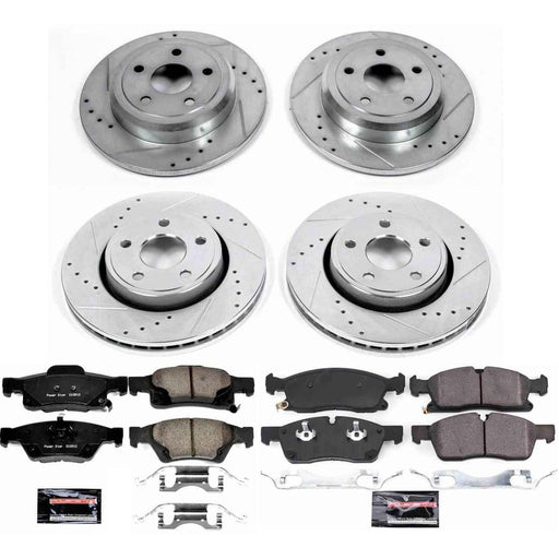 PowerStop Z23 Evolution Sport Brake Upgrade Kits for 2017-2020 GRAND CHEROKEE - K7413 PowerStop Autoparts