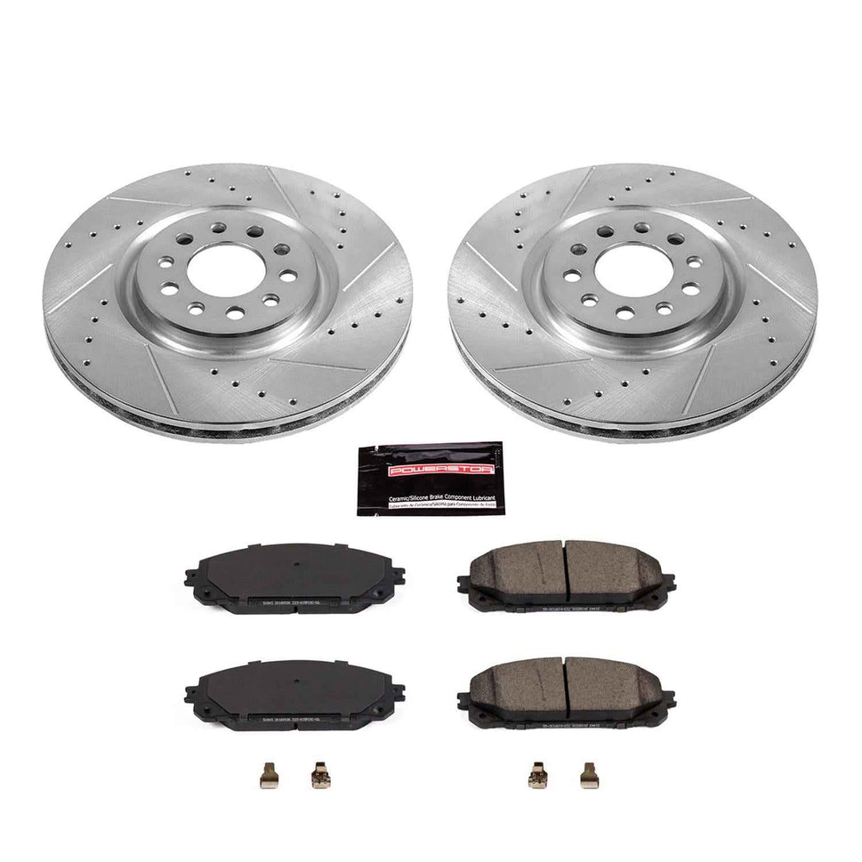 PowerStop Z23 Evolution Sport Brake Upgrade Kits for 2016-2023 CHEROKEE - K7414