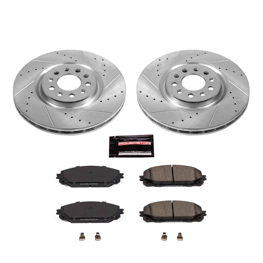 PowerStop Z23 Evolution Sport Brake Upgrade Kits for 2016-2023 CHEROKEE - K7414 PowerStop Autoparts