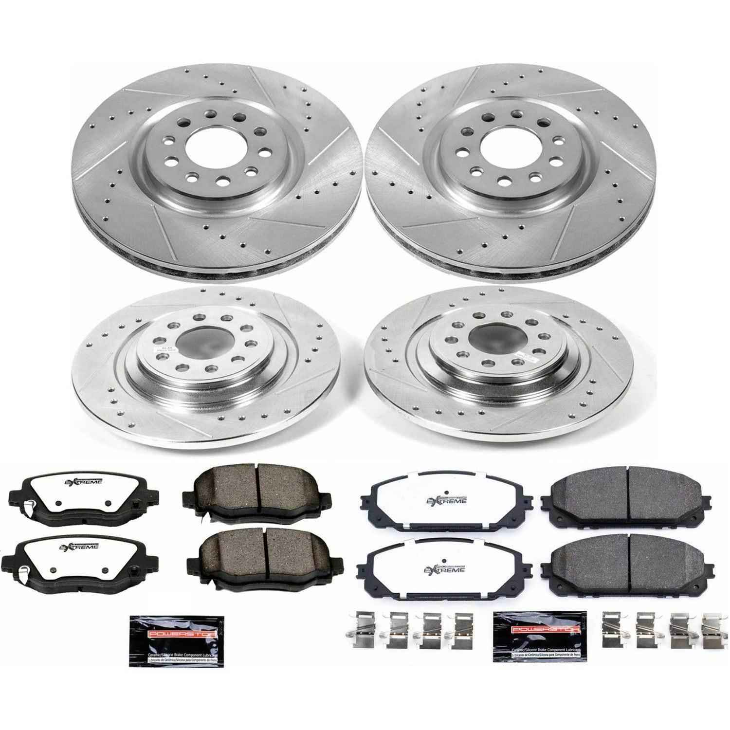 PowerStop Z36 Truck and Tow Brake Upgrade Kits for 2016-2023 CHEROKEE - K7415-36