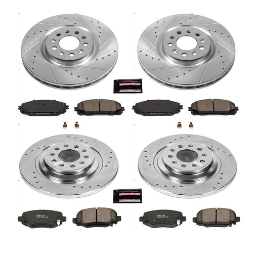 PowerStop Z23 Evolution Sport Brake Upgrade Kits for 2016-2023 CHEROKEE - K7415 PowerStop Autoparts
