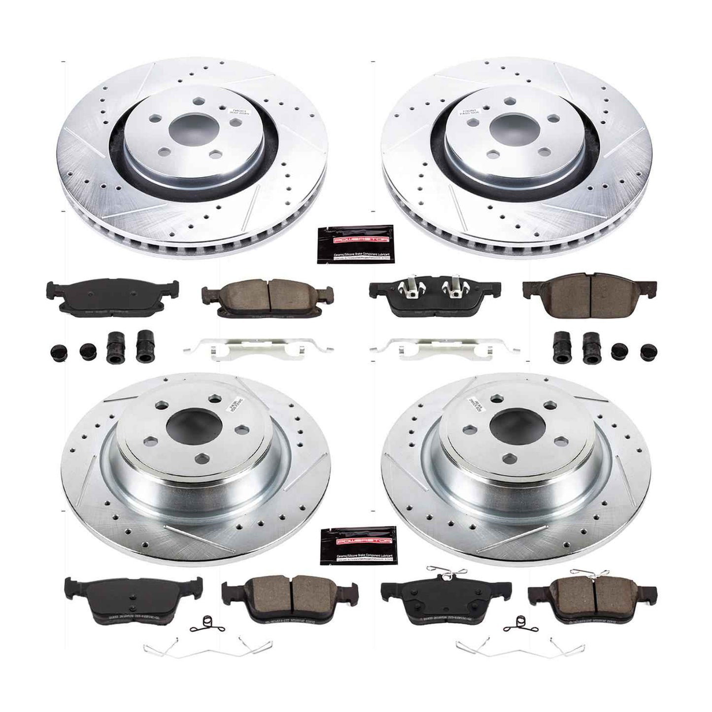 PowerStop Z23 Evolution Sport Brake Upgrade Kits for 2015-2021 EDGE, 2019-2021 NAUTILUS - K7416