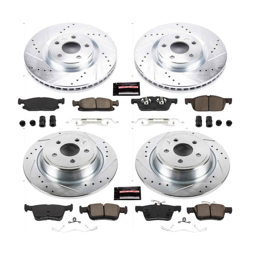 PowerStop Z23 Evolution Sport Brake Upgrade Kits for 2015-2021 EDGE - K7419 PowerStop Autoparts