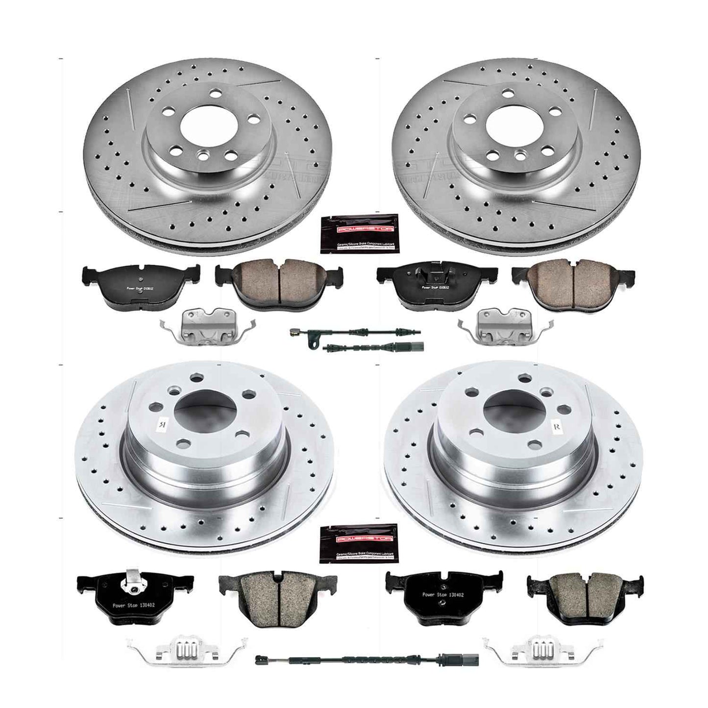 PowerStop Z23 Evolution Sport Brake Upgrade Kits for 2011-2018 X5, 2011-2019 X6 - K7500