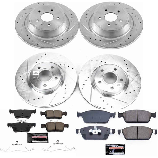 PowerStop Z23 Evolution Sport Brake Upgrade Kits for 2017-2019 ESCAPE - K7569 PowerStop Autoparts