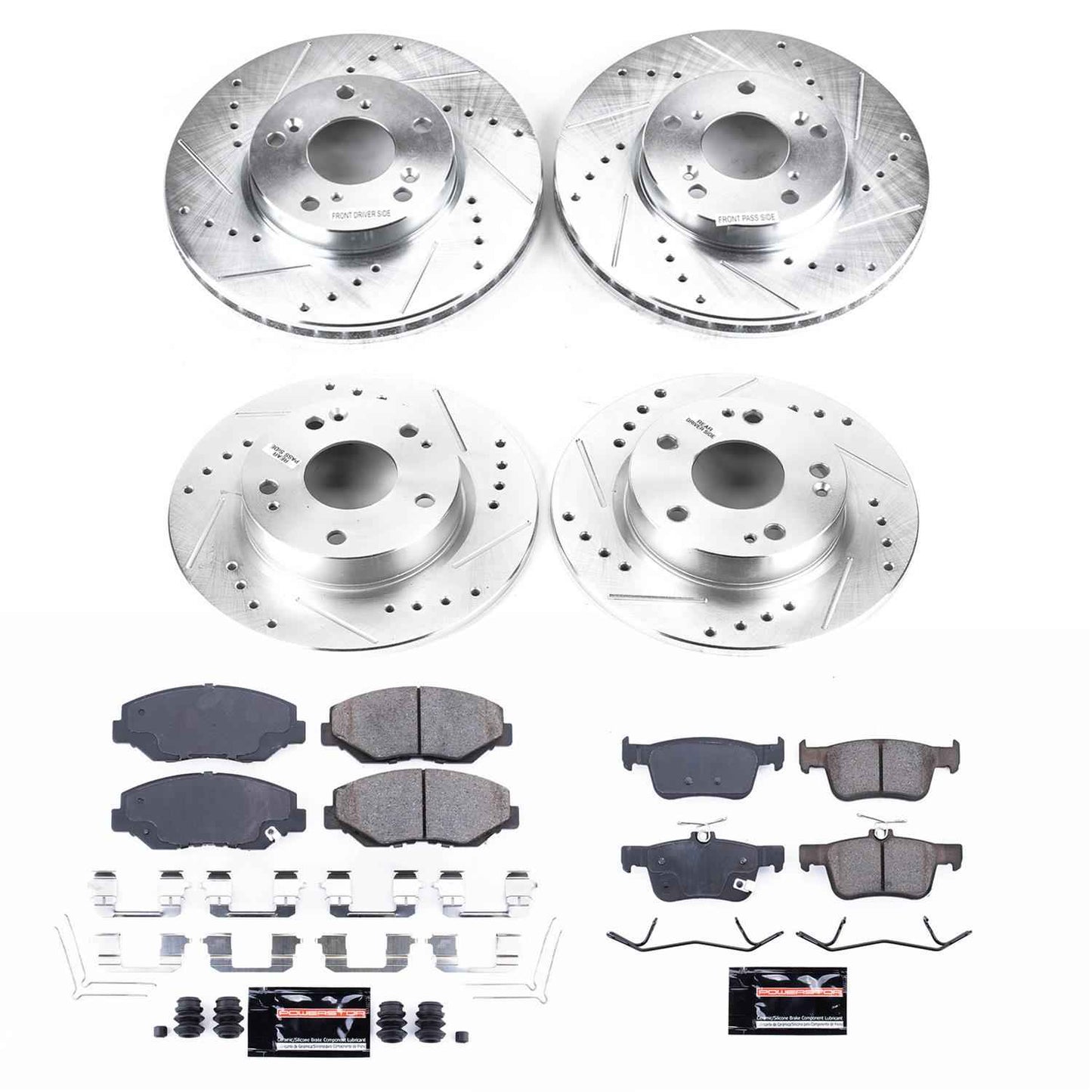 PowerStop Z23 Evolution Sport Brake Upgrade Kits for 2016-2021 CIVIC - K7574