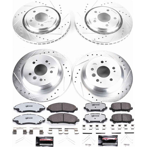 PowerStop Z36 Truck and Tow Brake Upgrade Kits for 2016-2022 PILOT, 2017-2025 RIDGELINE - K7576-36 PowerStop Autoparts