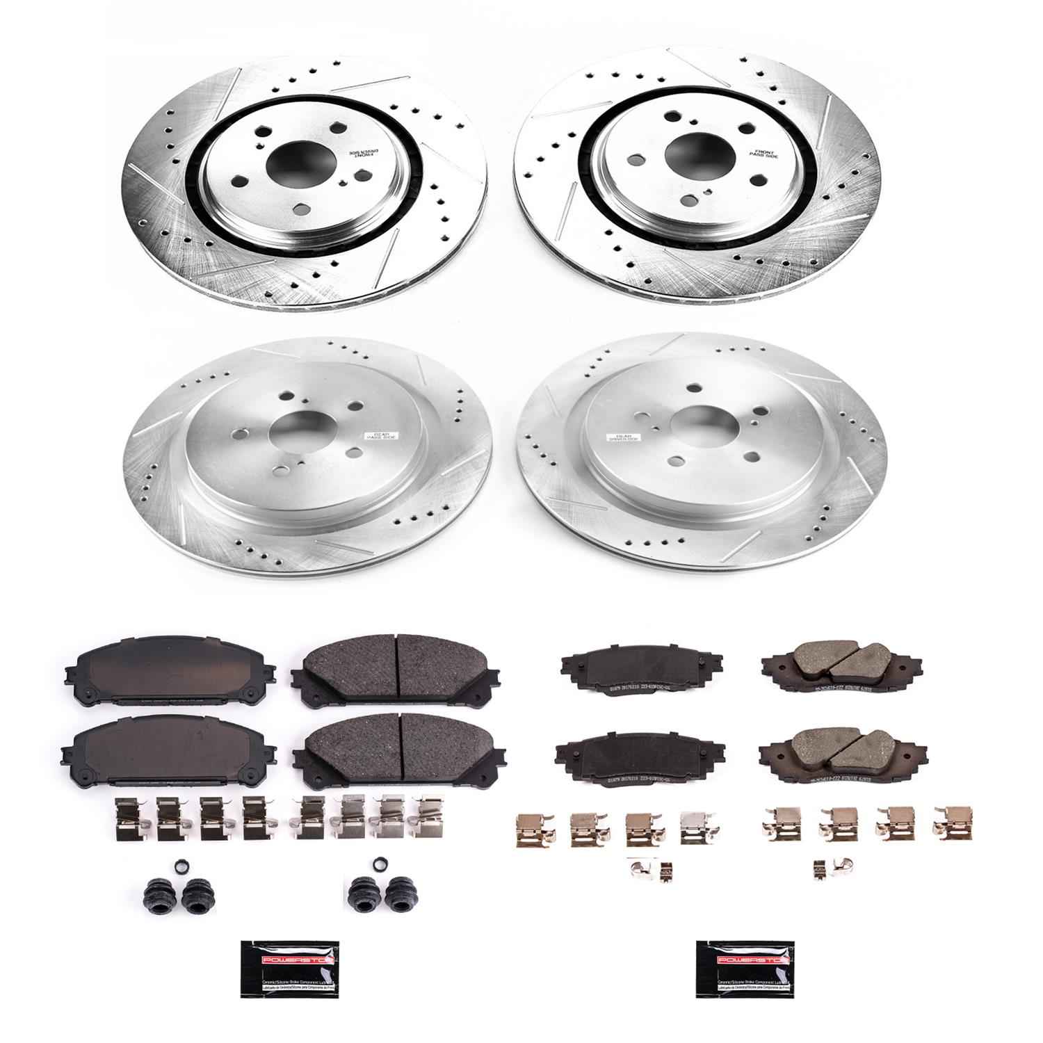 PowerStop Z23 Evolution Sport Brake Upgrade Kits K7606