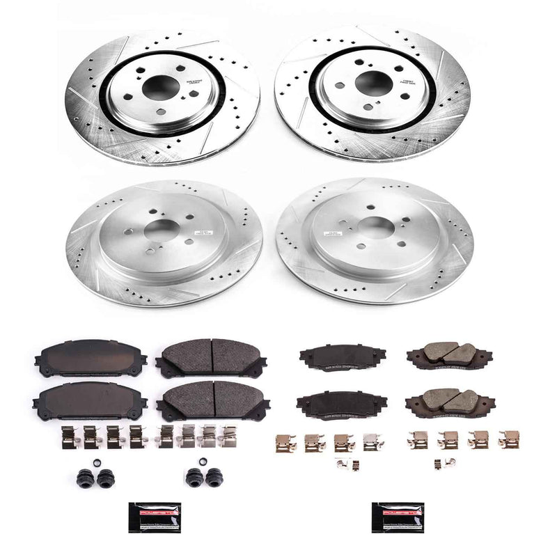 PowerStop Z23 Evolution Sport Brake Upgrade Kits K7606 PowerStop Autoparts