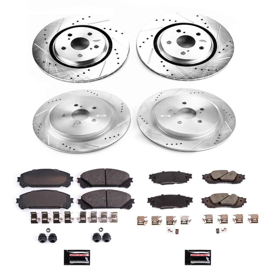 PowerStop Z23 Evolution Sport Brake Upgrade Kits K7606