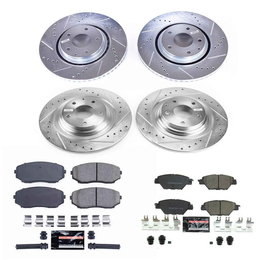 PowerStop Z23 Evolution Sport Brake Upgrade Kits for 2016-2023 CX-9 - K7610 PowerStop Autoparts