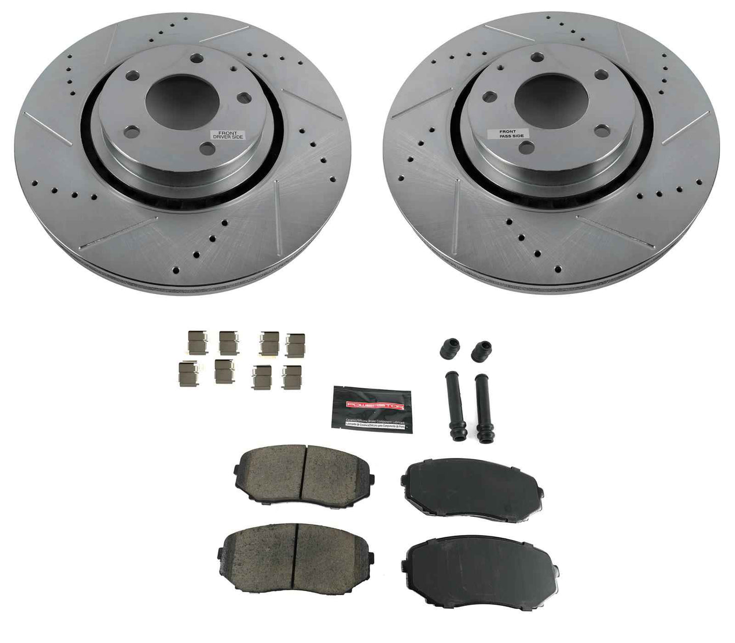 PowerStop Z23 Evolution Sport Brake Upgrade Kits for 2019-2024 CX-5, 2016-2023 CX-9 - K7690