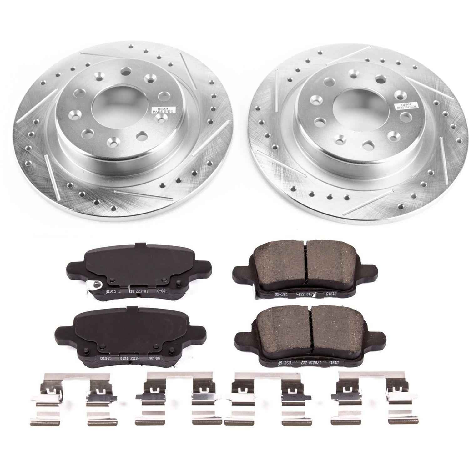 PowerStop Z23 Evolution Sport Brake Upgrade Kits for 2018-2021 EQUINOX, 2019 LACROSSE, 2021 TERRAIN - K7721