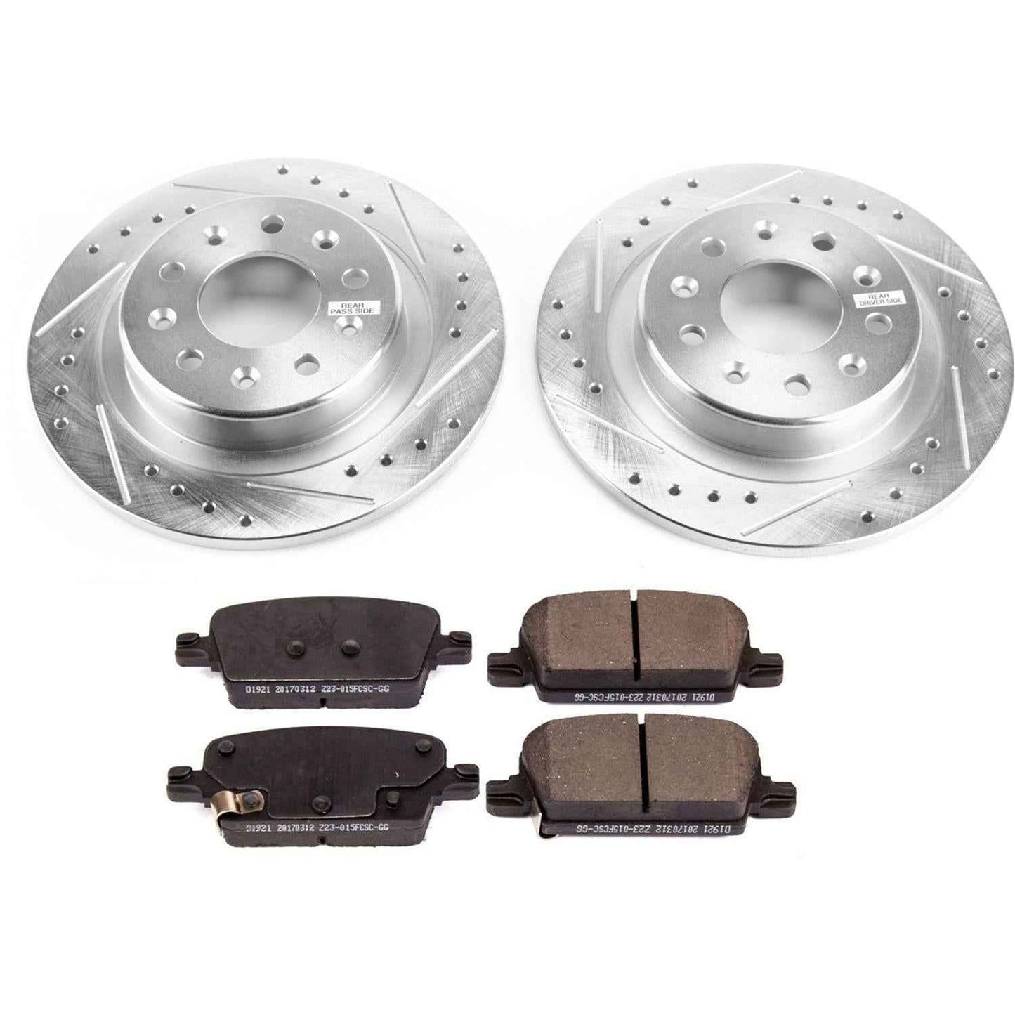 PowerStop Z23 Evolution Sport Brake Upgrade Kits for 2016-2023 MALIBU - K7722