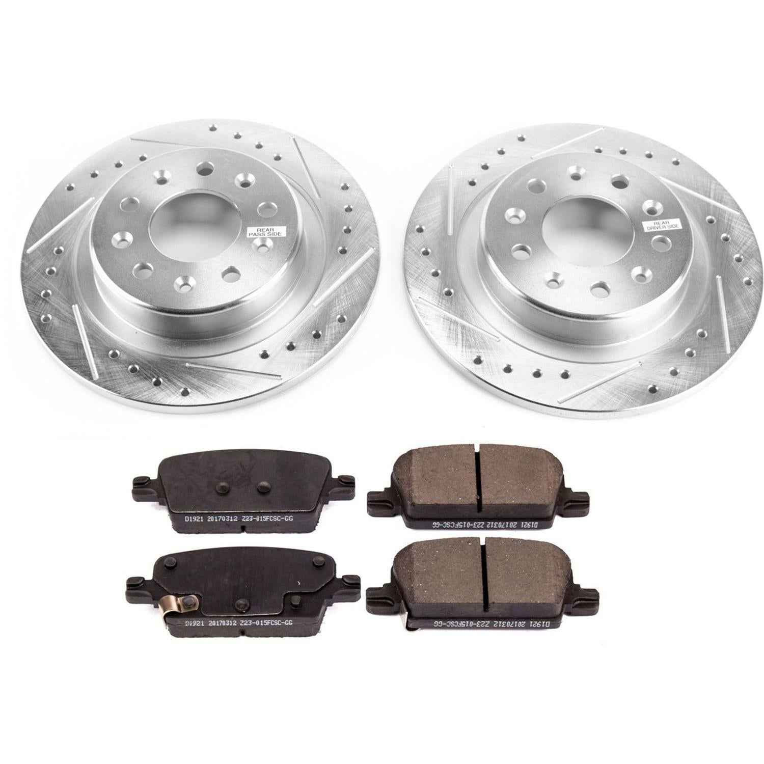PowerStop Z23 Evolution Sport Brake Upgrade Kits for 2016-2023 MALIBU - K7722