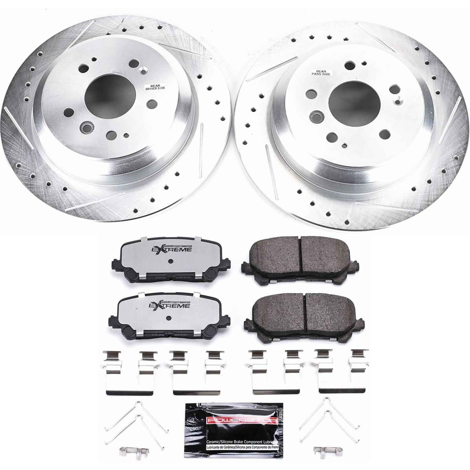 PowerStop Z36 Truck and Tow Brake Upgrade Kits for 2019-2025 PASSPORT, 2016-2022 PILOT, 2017-2025 RIDGELINE - K7727-36