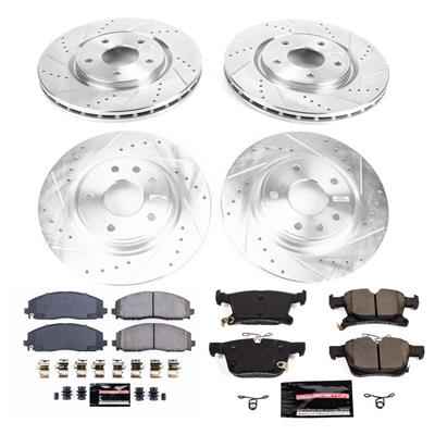 PowerStop Z23 Evolution Sport Brake Upgrade Kits for 2017-2024 PACIFICA, 2020-2024 VOYAGER - K7841