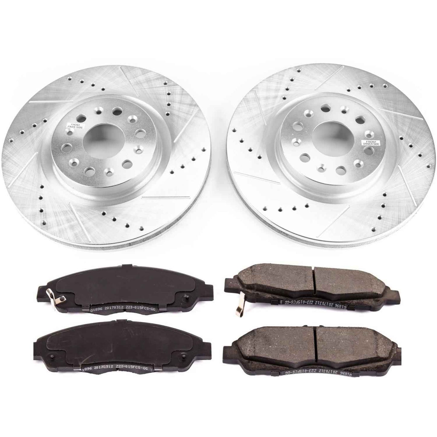 PowerStop Z23 Evolution Sport Brake Upgrade Kits for 2018-2020 ENCLAVE, 2017-2020 XT5, 2020 XT6 - K7883