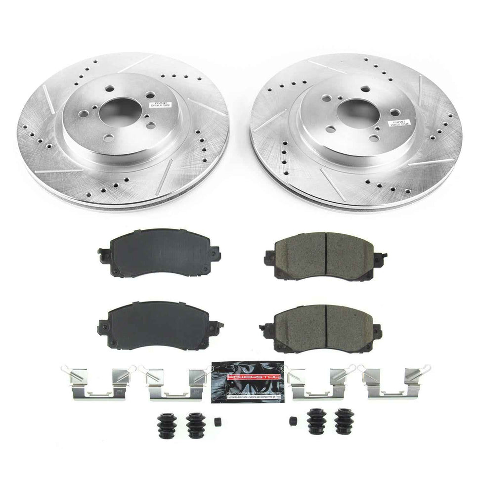 PowerStop Z23 Evolution Sport Brake Upgrade Kits for 2018-2023 CROSSTREK, 2017-2022 IMPREZA - K7892