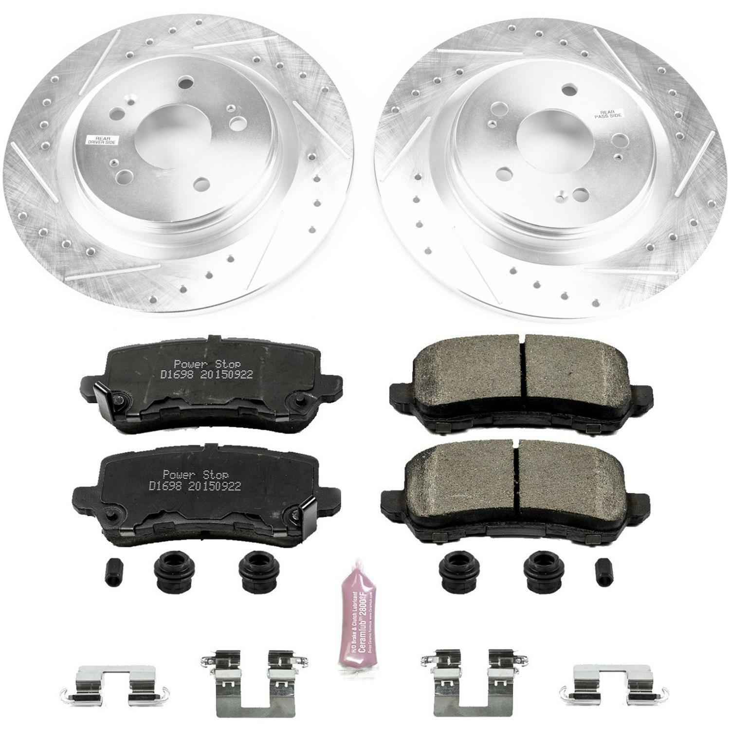 PowerStop Z23 Evolution Sport Brake Upgrade Kits for 2018-2020 ODYSSEY - K7903