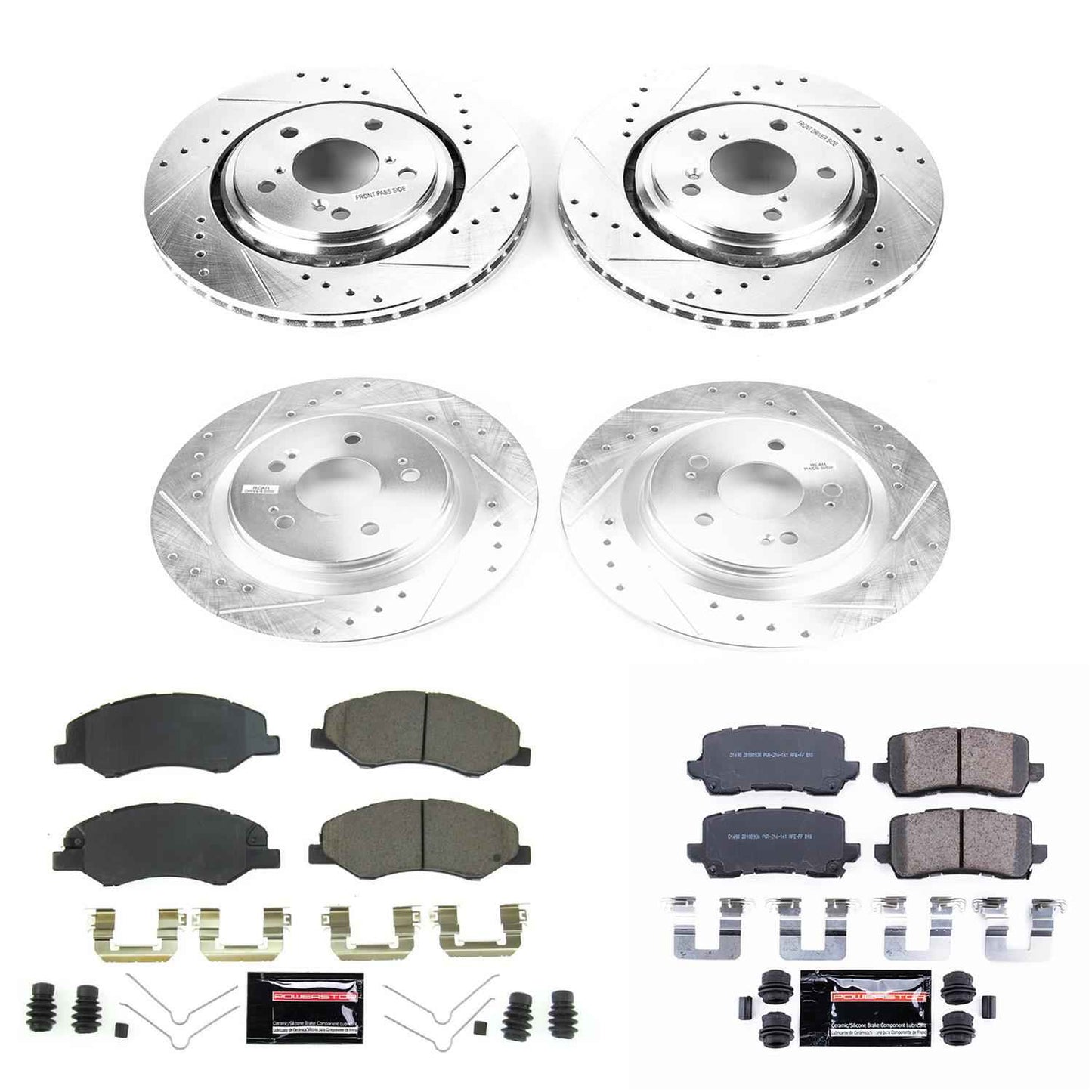 PowerStop Z23 Evolution Sport Brake Upgrade Kits for 2018-2020 ODYSSEY - K7923