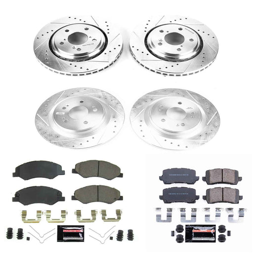 PowerStop Z23 Evolution Sport Brake Upgrade Kits for 2018-2020 ODYSSEY - K7923 PowerStop Autoparts