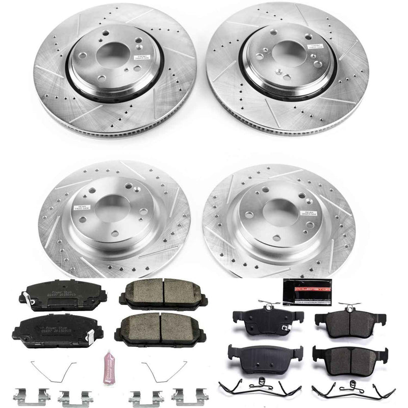 PowerStop Z23 Evolution Sport Brake Upgrade Kits for 2017-2020 CIVIC - K7935 PowerStop Autoparts