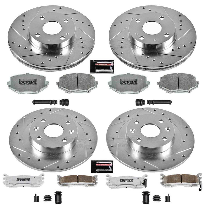 PowerStop Z26 Street Warrior Brake Upgrade Kits for 1994-2005 MIATA - K794-26 PowerStop Autoparts