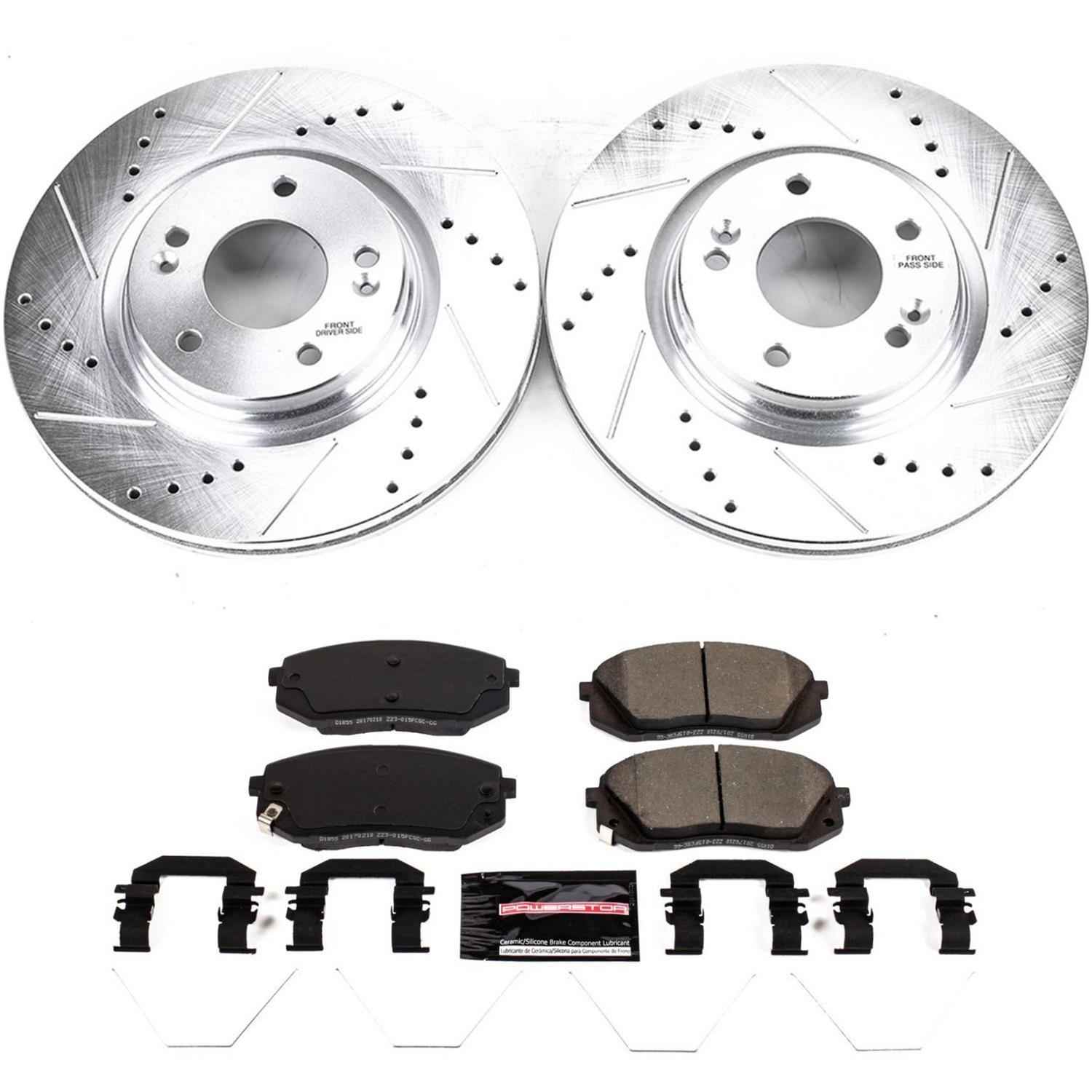 PowerStop Z23 Evolution Sport Brake Upgrade Kits K8011