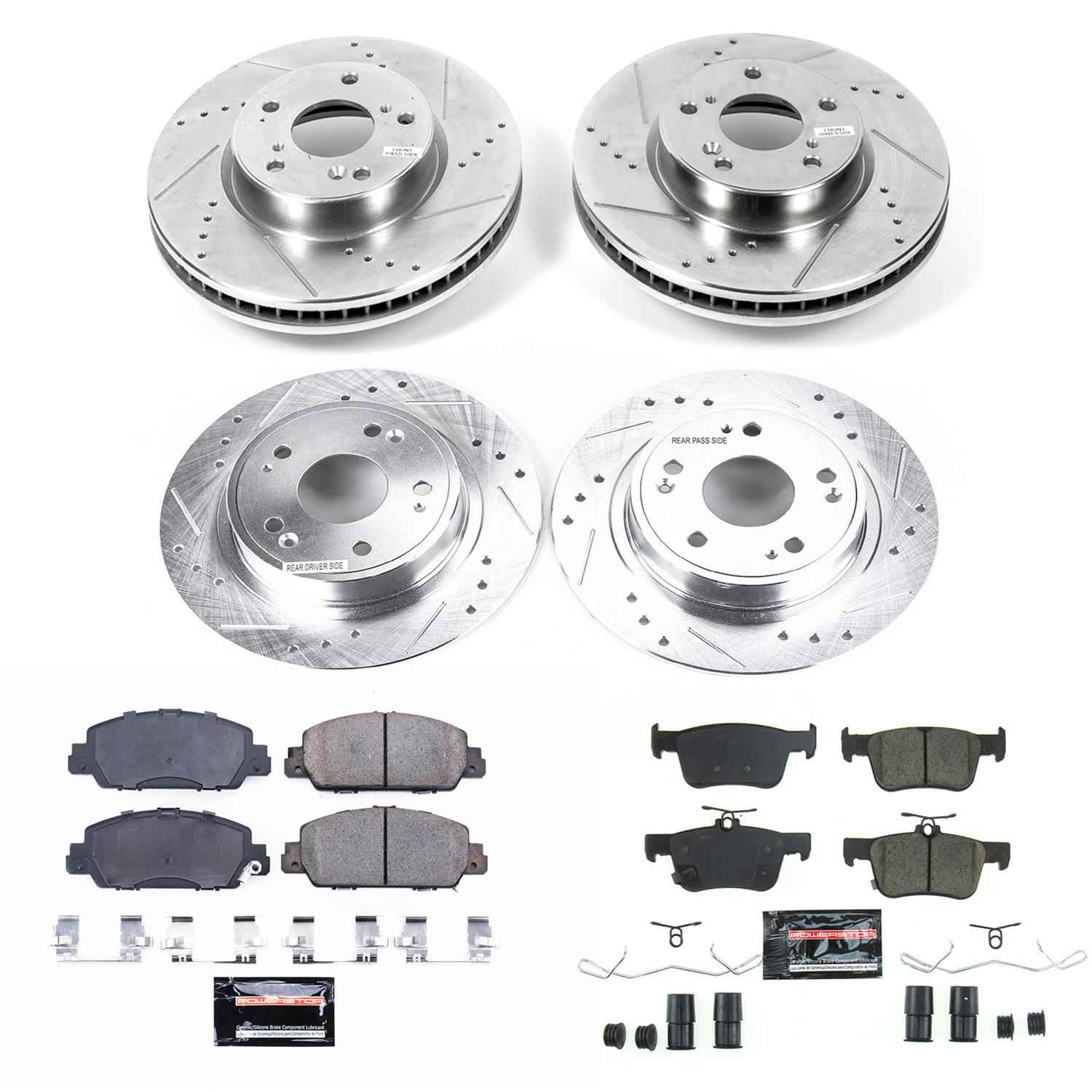 PowerStop Z23 Evolution Sport Brake Upgrade Kits for 2018-2022 ACCORD - K8066