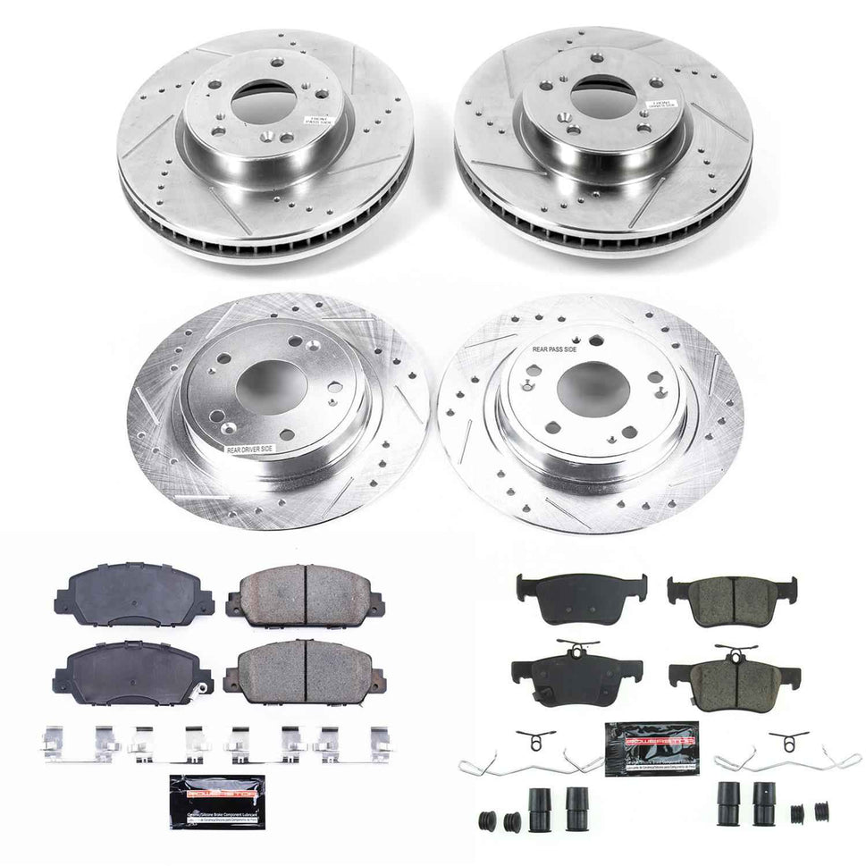 PowerStop Z23 Evolution Sport Brake Upgrade Kits for 2018-2022 ACCORD - K8066