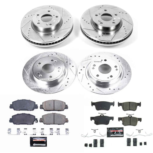 PowerStop Z23 Evolution Sport Brake Upgrade Kits for 2018-2022 ACCORD - K8066 PowerStop Autoparts