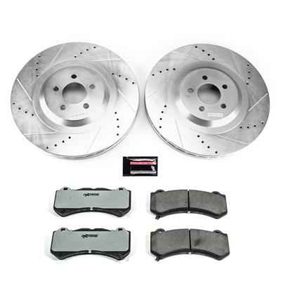 PowerStop Z26 Street Warrior Brake Upgrade Kits for 2015-2020 CHALLENGER, CHARGER - K8169-26 PowerStop Autoparts