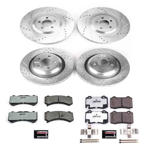 PowerStop Z26 Street Warrior Brake Upgrade Kits for 2015-2020 CHALLENGER, CHARGER - K8170-26 PowerStop Autoparts
