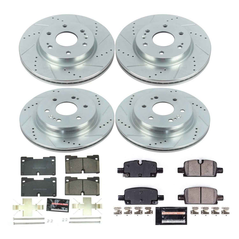 PowerStop Z23 Evolution Sport Brake Upgrade Kits K8171 PowerStop Autoparts