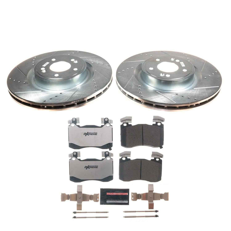 PowerStop Z26 Street Warrior Brake Upgrade Kits for 2019-2022 G70, 2018-2022 STINGER - K8270-26 PowerStop Autoparts