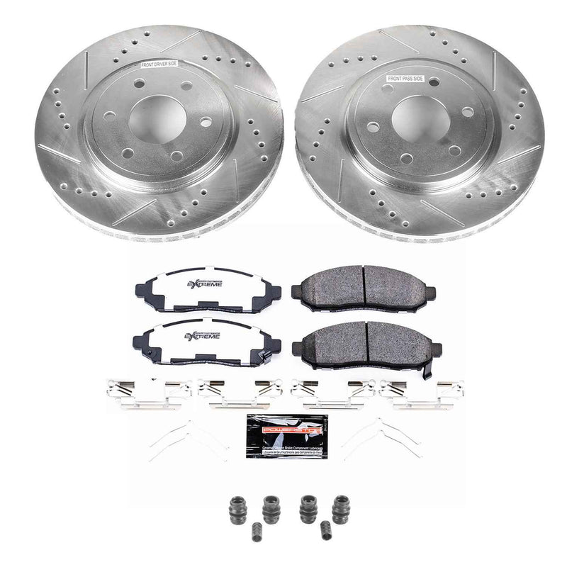 PowerStop Z36 Truck and Tow Brake Upgrade Kits for 2016-2024 FRONTIER - K8325-36 PowerStop Autoparts