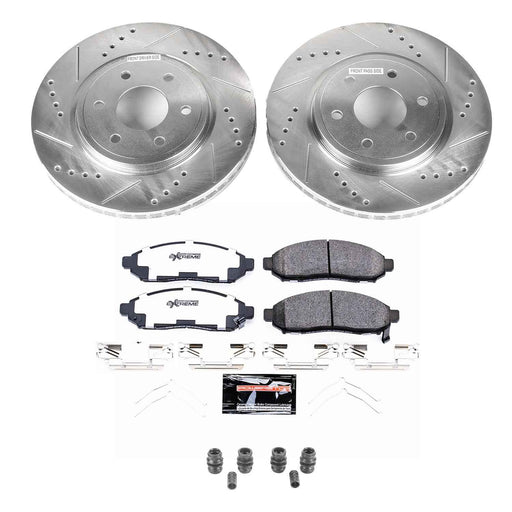 PowerStop Z36 Truck and Tow Brake Upgrade Kits for 2016-2024 FRONTIER - K8325-36 PowerStop Autoparts