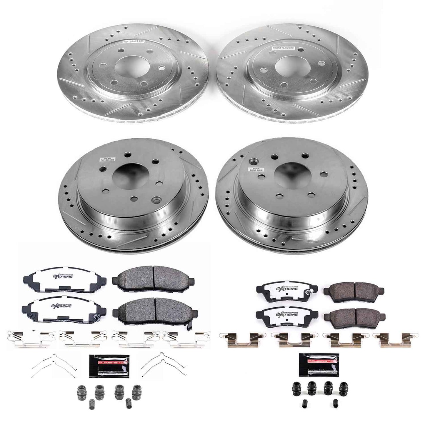 PowerStop Z36 Truck and Tow Brake Upgrade Kits for 2016-2024 FRONTIER - K8358-36