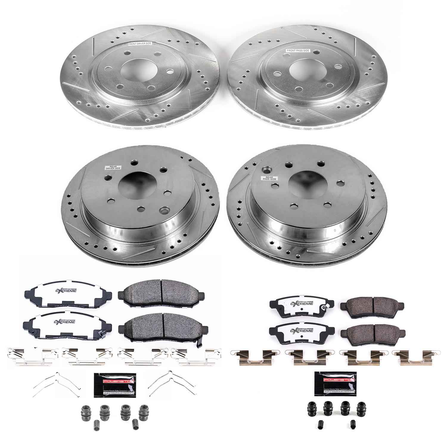 PowerStop Z36 Truck and Tow Brake Upgrade Kits for 2016-2024 FRONTIER - K8358-36