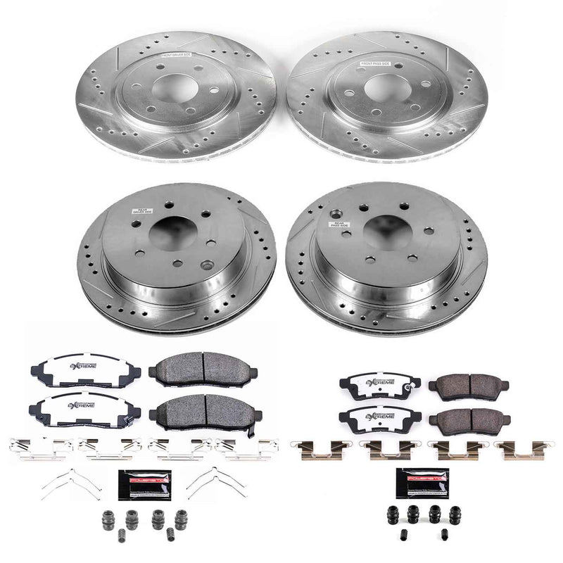 PowerStop Z36 Truck and Tow Brake Upgrade Kits for 2016-2024 FRONTIER - K8358-36 PowerStop Autoparts