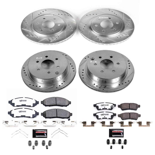 PowerStop Z36 Truck and Tow Brake Upgrade Kits for 2016-2024 FRONTIER - K8358-36 PowerStop Autoparts