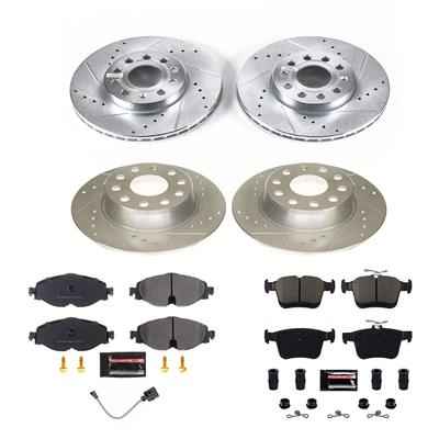 PowerStop Z23 Evolution Sport Brake Upgrade Kits for 2019-2024 JETTA - K8365