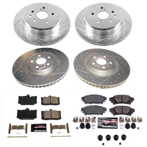 PowerStop Z26 Street Warrior Brake Upgrade Kits K8453-26 PowerStop Autoparts