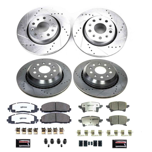 PowerStop Z36 Truck and Tow Brake Upgrade Kits for 2020-2023 GLADIATOR, 2021-2022 WRANGLER - K8509-36 PowerStop Autoparts
