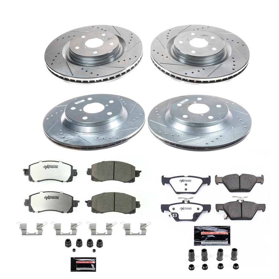 PowerStop Z26 Street Warrior Brake Upgrade Kits for 2019-2022 FORESTER - K8521-26
