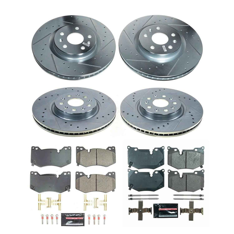PowerStop Z23 Evolution Sport Brake Upgrade Kits for 2020-2024 CORVETTE - K8530 PowerStop Autoparts