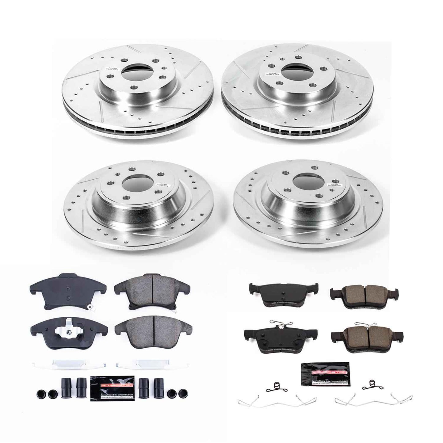 PowerStop Z23 Evolution Sport Brake Upgrade Kits for 2017-2020 FUSION - K8532