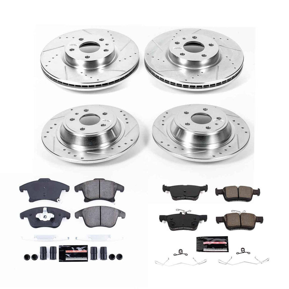 PowerStop Z23 Evolution Sport Brake Upgrade Kits for 2017-2020 FUSION - K8532